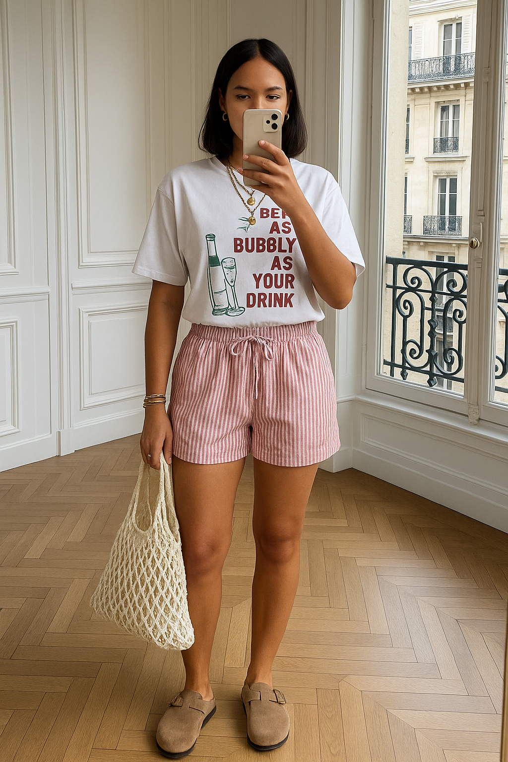 Short en gaze de coton SOFIA